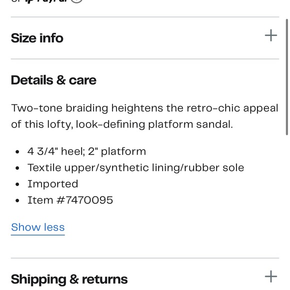 Jessica Simpson Brycen platform sandals. - Picture 6 of 6